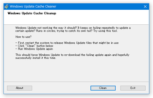 Windows Update Cache Cleaner