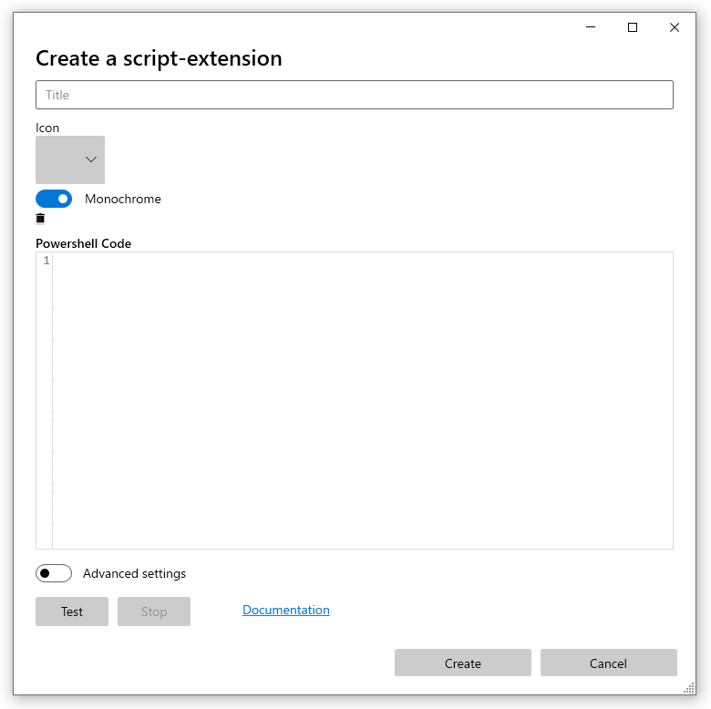 Create a script-extension