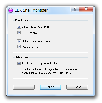 CBX Shell Manager
