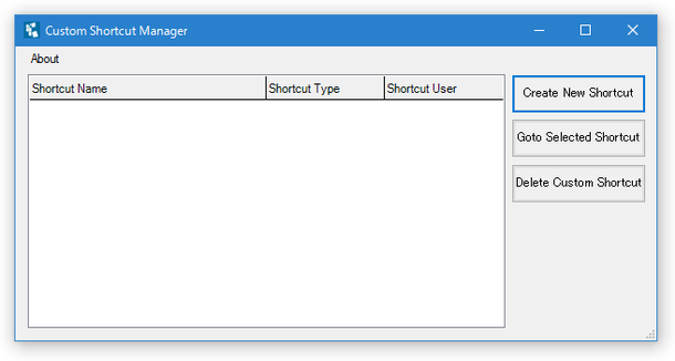 Custom Shortcut Manager