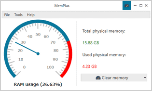 MemPlus スクリーンショット