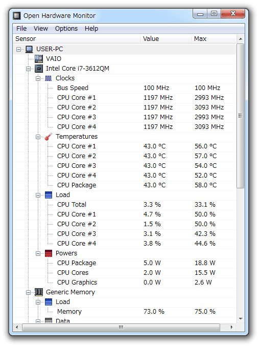 Open Hardware Monitor