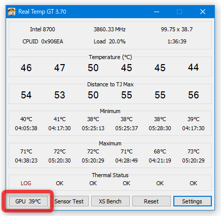 GPU の監視が有効になった