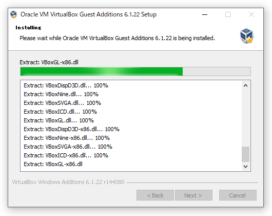 Oracle VM VirtualBox Guest Additions をインストールする