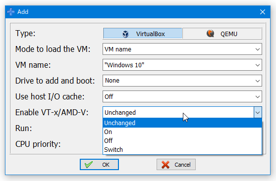 Enable VT-x / AMD - V