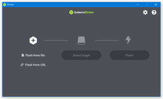 balenaEtcher スクリーンショット