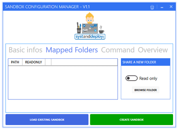 Mapped folders