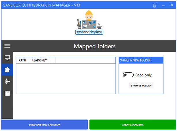 Mapped folders