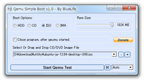 Quemu Simple Boot スクリーンショット