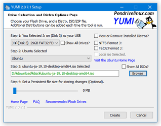 YUMI (Your Universal Multiboot Installer) スクリーンショット