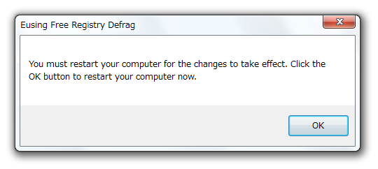 You must restart your computer ～
