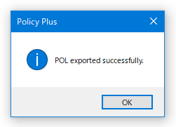 POL exported successfully