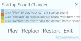 Startup Sound Changer スクリーンショット