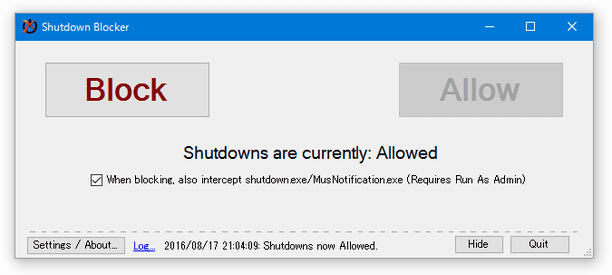 shutdownBlocker