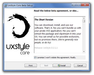 UXStyle Core スクリーンショット