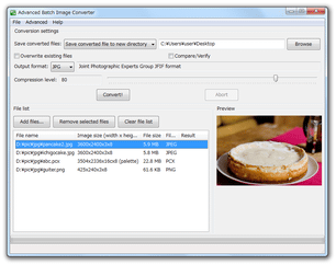 Advanced Batch Image Converter スクリーンショット