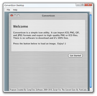 ConvertIcon Desktop スクリーンショット