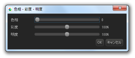 色相 / 再度 / 明度 の調整