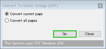 Convert To Vector Image (EMF)