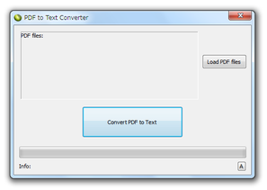 PDF to Text Converter スクリーンショット