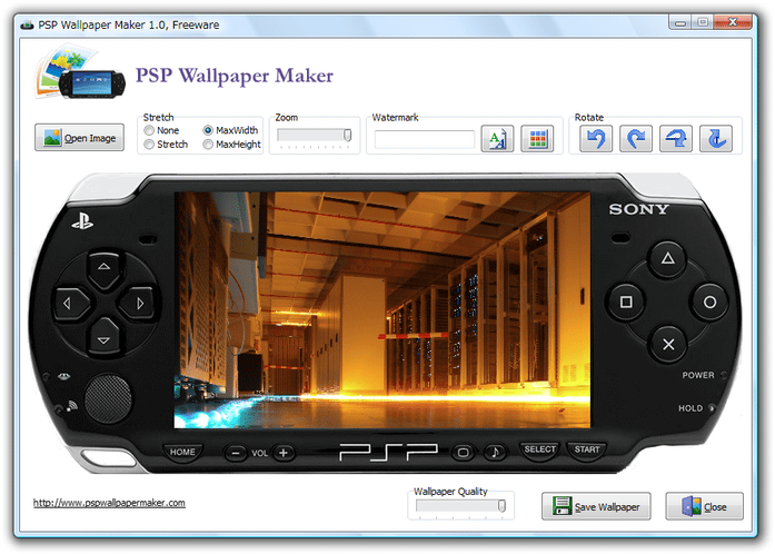 Psp Wallpaper Maker ｋ本的に無料ソフト フリーソフト