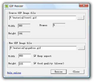 GiF Resizer スクリーンショット