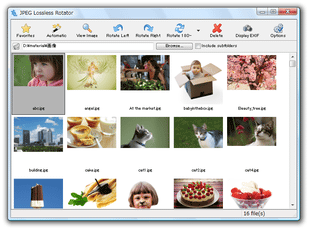 JPEG Lossless Rotator スクリーンショット