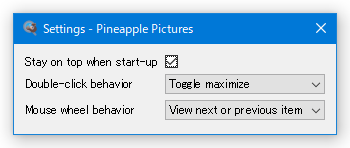 Settings - Pineapple Picturess