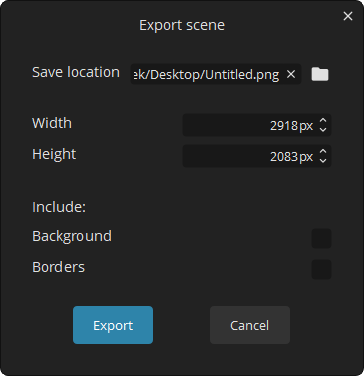 Export Scene