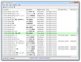 TimeZonesView スクリーンショット