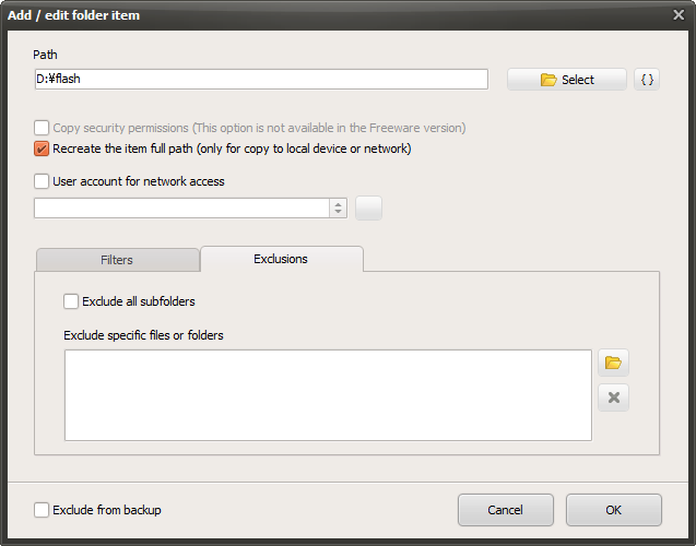 iperius backup exclude from backup iperius backup exclude from backup
