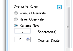 Overwrite Rules