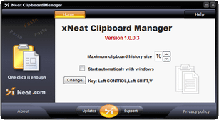 xNeat Clipboard Manager スクリーンショット