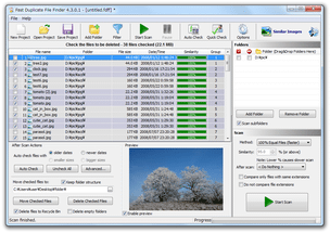 Fast Duplicate File Finder スクリーンショット