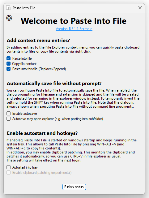 Welcome to Paste Into File