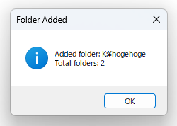 Folder Added