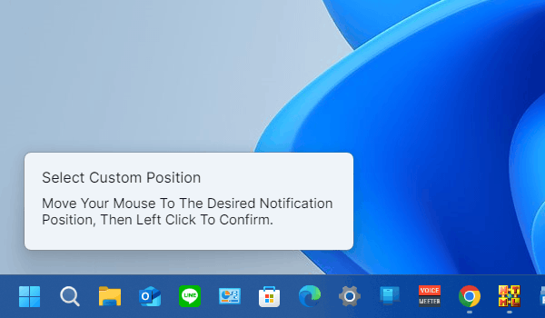 Select Custom Position