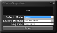 File reOrganizer スクリーンショット