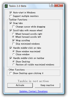 Taskix スクリーンショット