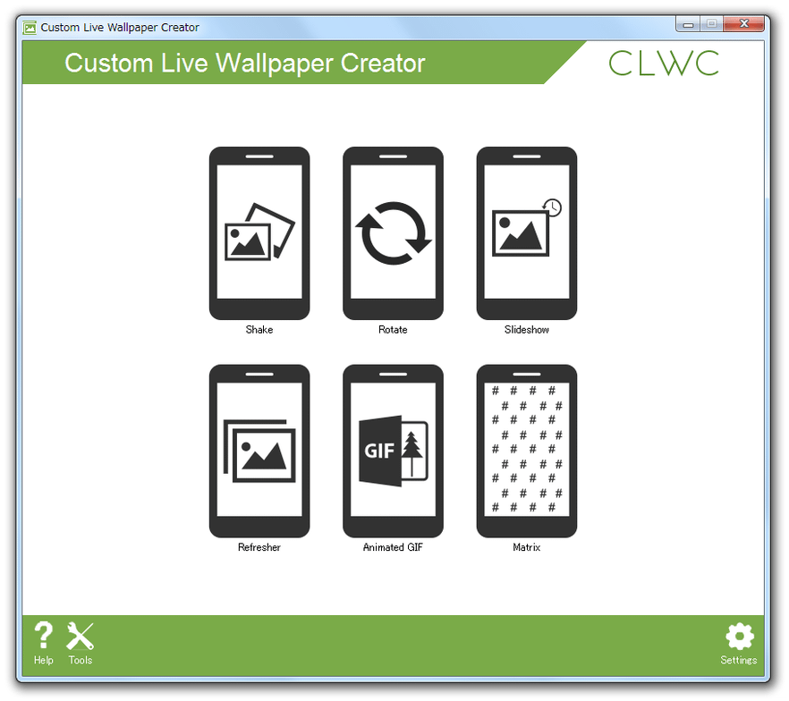 Custom Live Wallpaper Creator のダウンロードと使い方 ｋ本的に無料ソフト フリーソフト