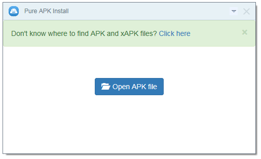 Pure APK Install
