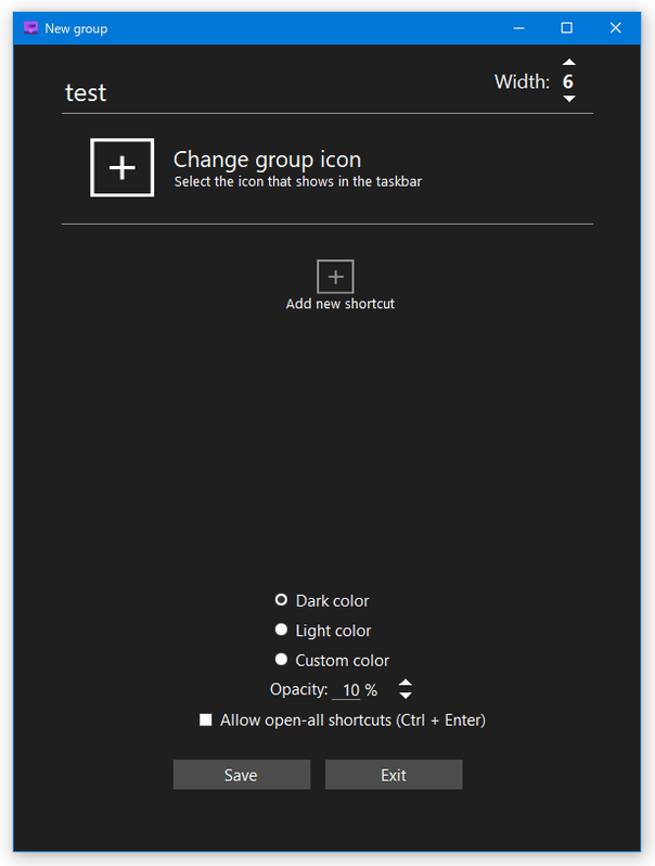 「Change group icon」をクリックし、グループに関連付けるアイコンを指定する
